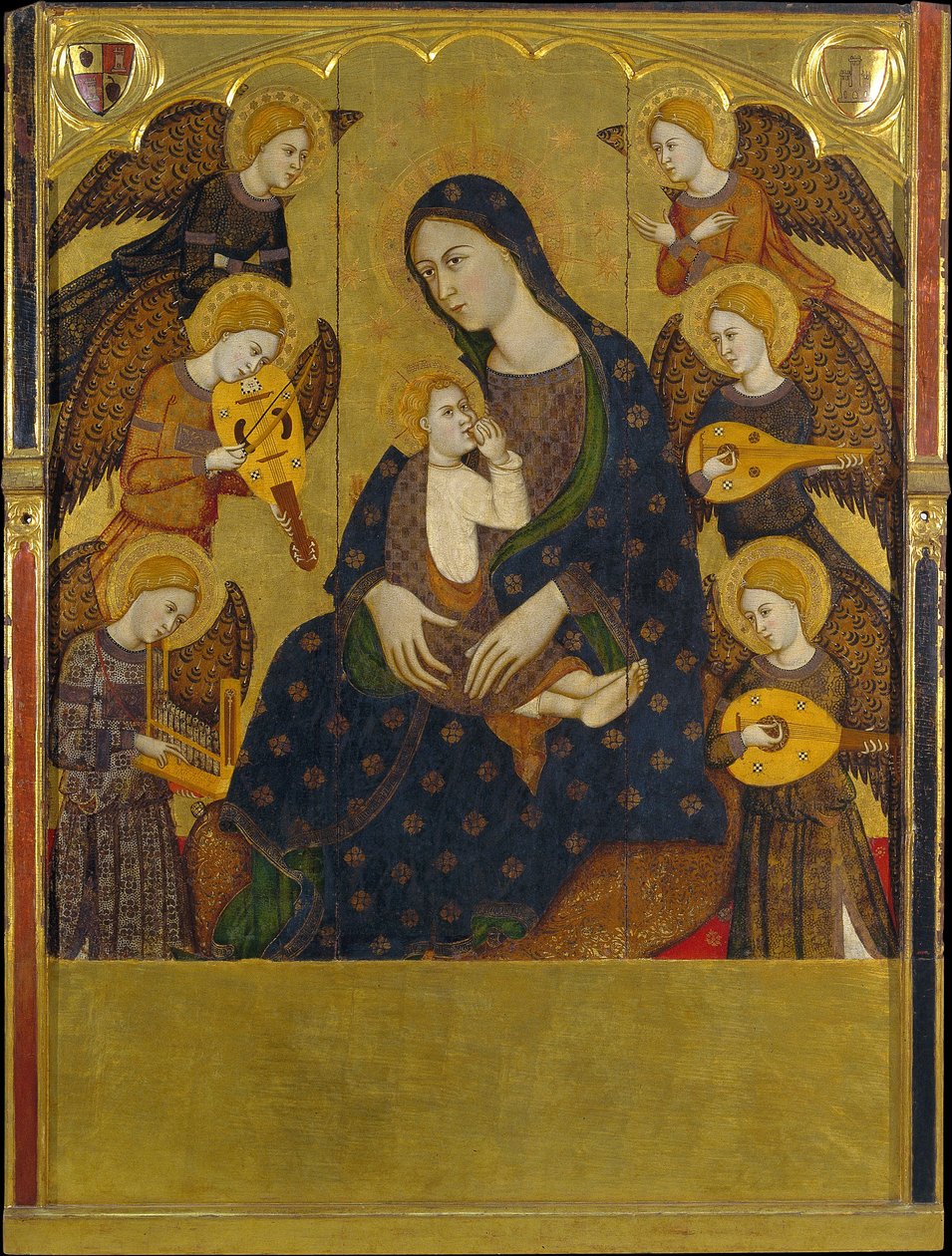 Virgen amamantando al Niño de Llorenç Saragossà