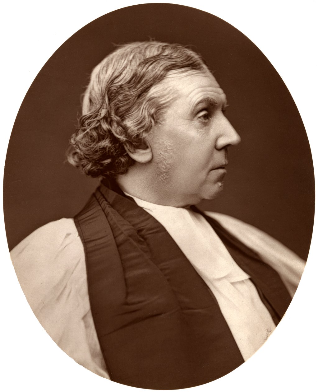 Archibald Campbell Tait, DD, Arzobispo de Canterbury, 1876 de Lock and Whitfield