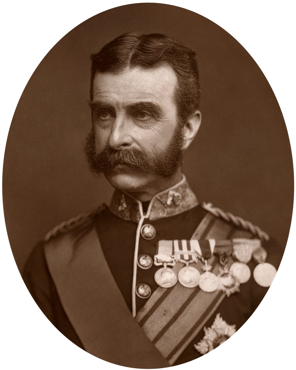 Mayor-General Lord Chelmsford, soldado británico, 1882 de Lock and Whitfield