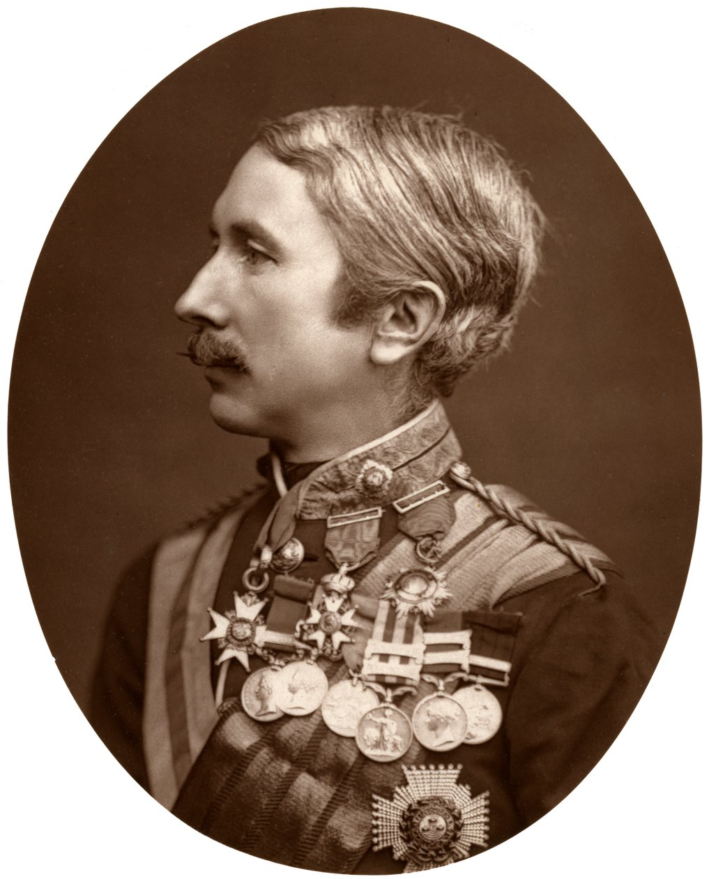 Mayor General Sir Garnet Wolseley, KCB, soldado británico, 1876 de Lock and Whitfield