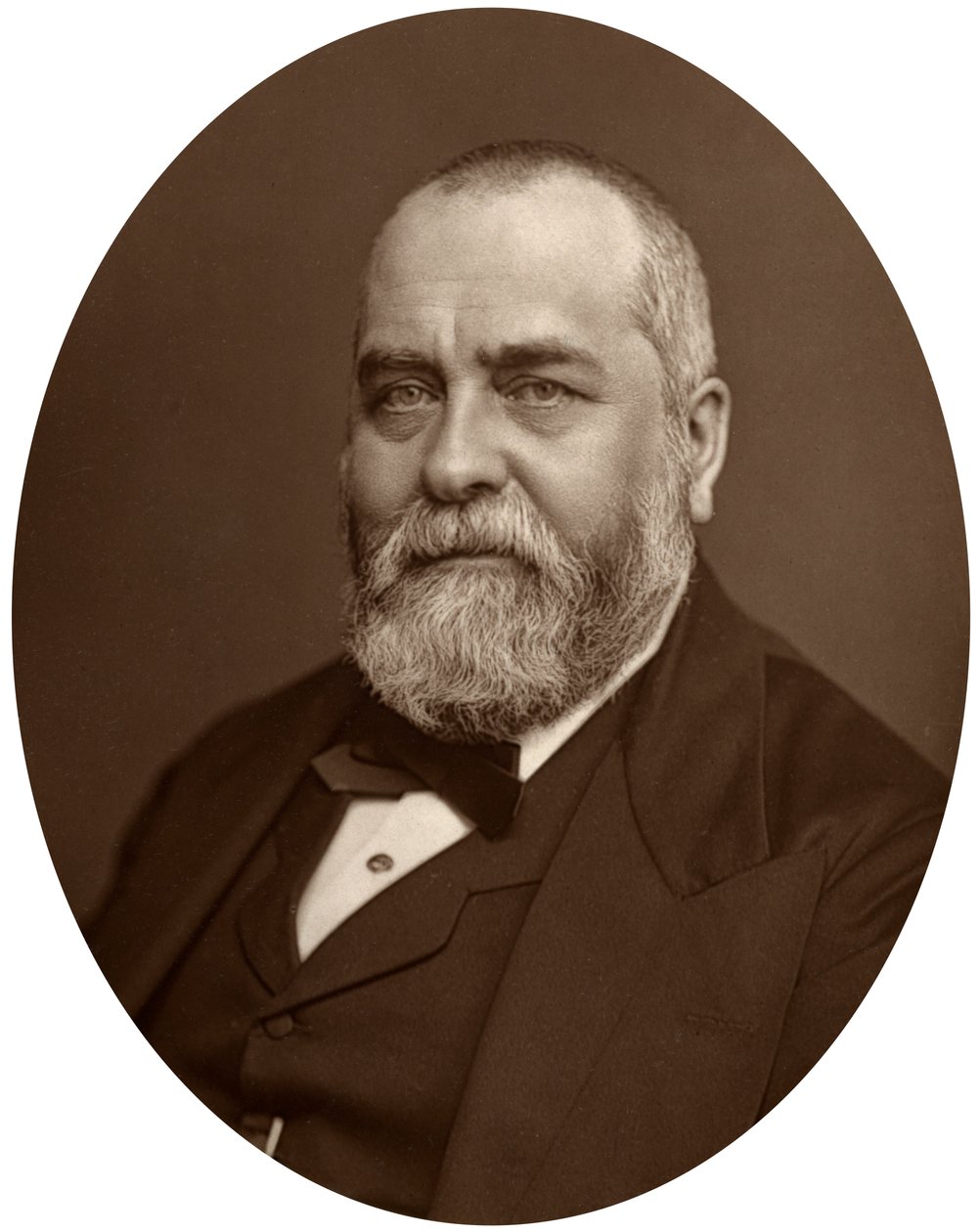 Sir Francis Philip Cunliffe Owen, director del Museo de South Kensington, 1880 de Lock and Whitfield