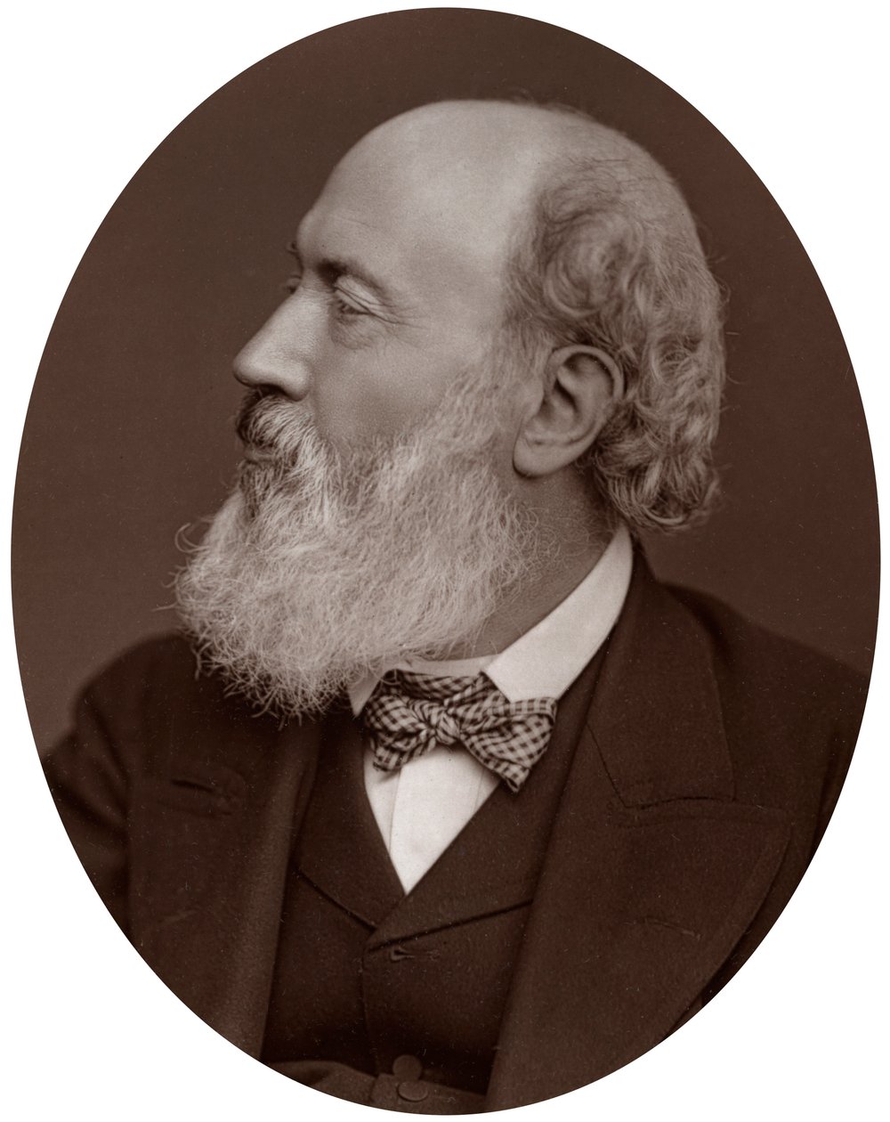 Sir John Gilbert, RA, Presidente de la Sociedad de Pintores en Acuarela, 1877 de Lock and Whitfield