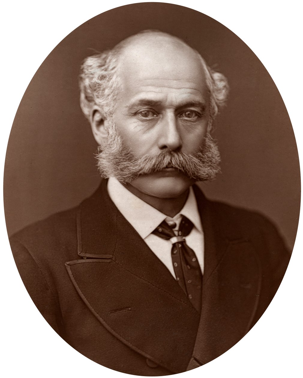 Sir Joseph Bazalgette, CB, ingeniero civil británico, 1877 de Lock and Whitfield