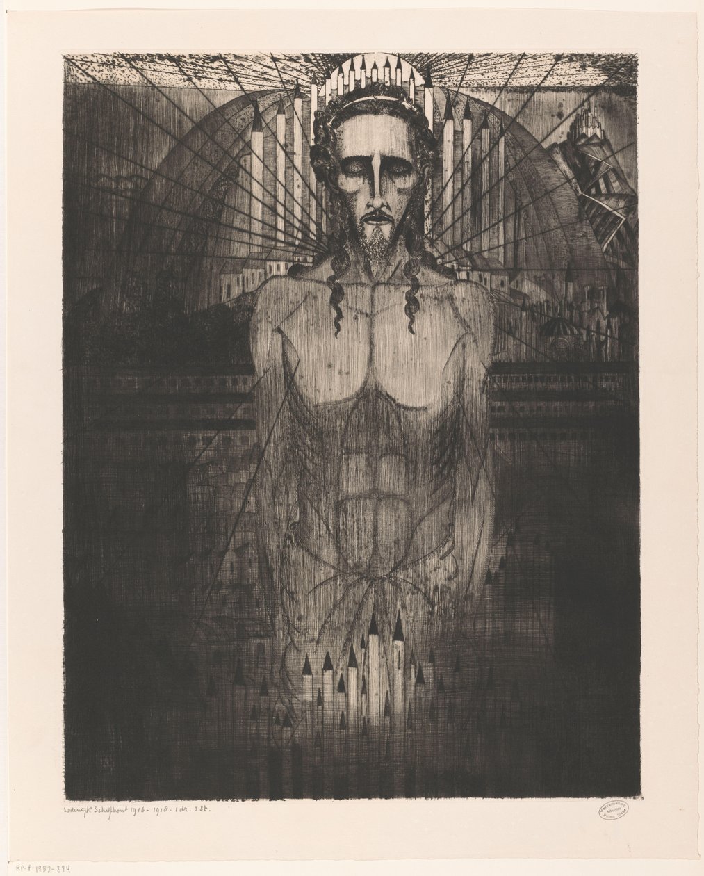 Cristo en medio de las catedrales
Les Cathédrales (título original) de Lodewijk Schelfhout (signed by artist)
