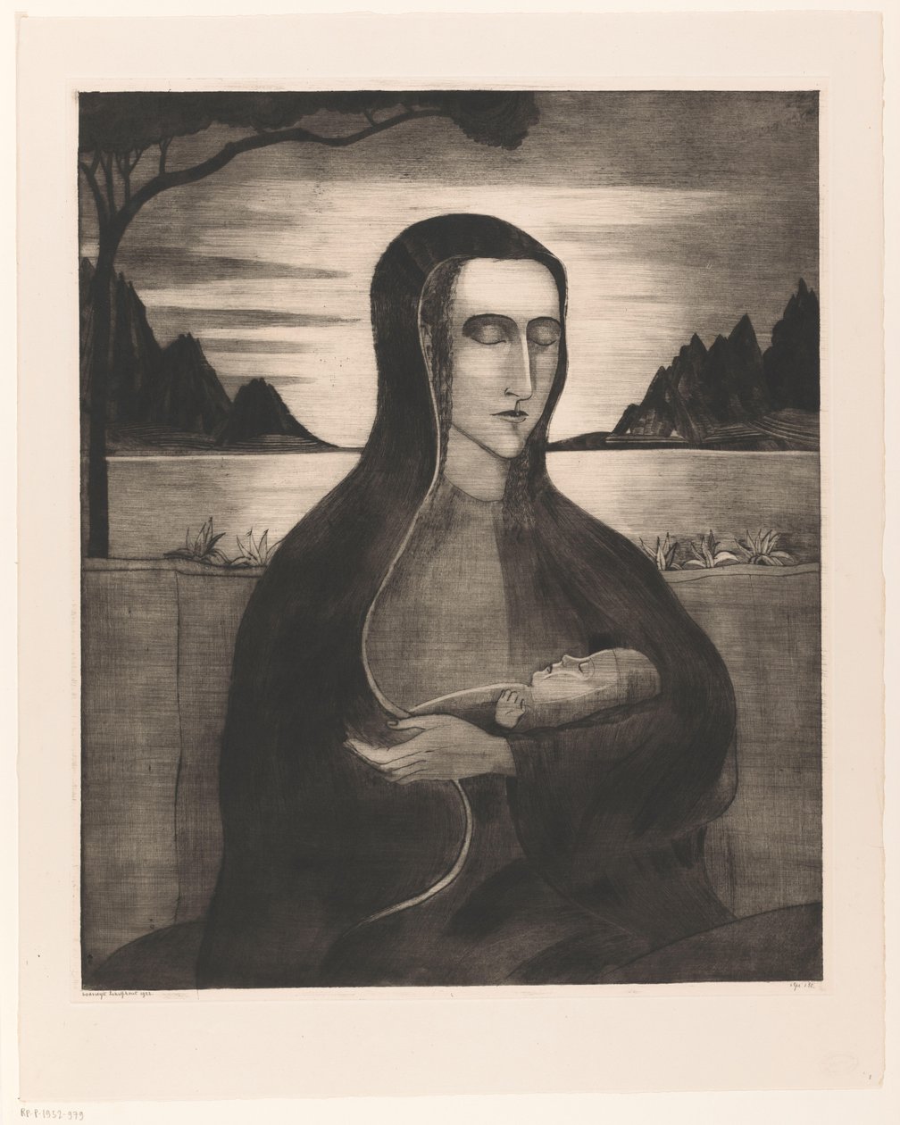 Mujer corsa con niño
Femme Corse avec enfant (título original) de Lodewijk Schelfhout (signed by artist)