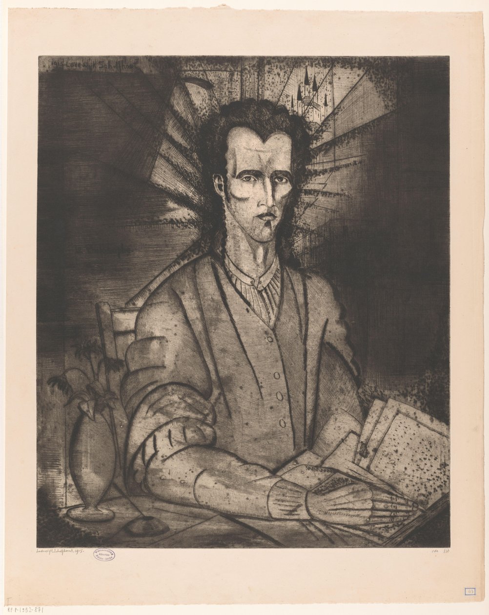 Filosoof
Le Philosophe (título original en el objeto) de Lodewijk Schelfhout (signed by artist)