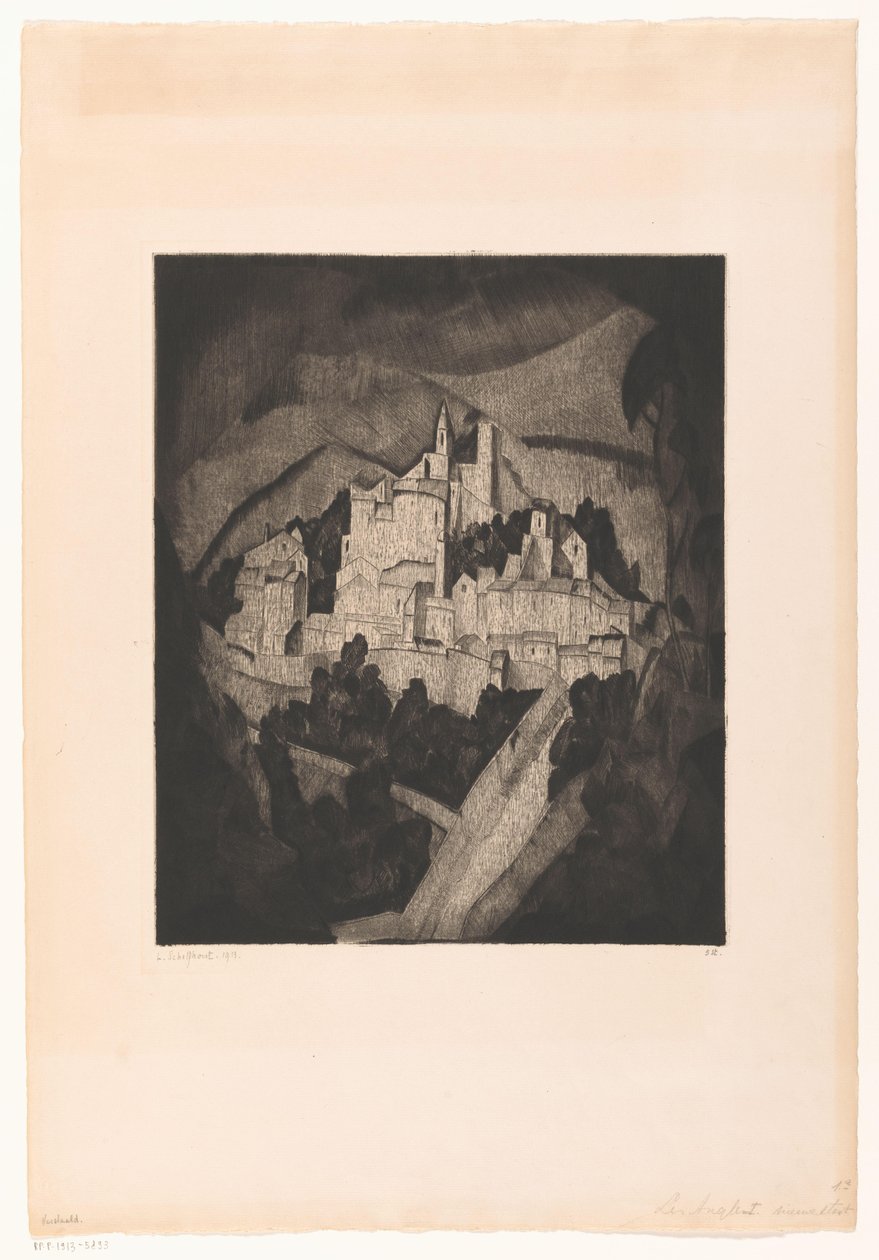 Les Angles I (título original) de Lodewijk Schelfhout (signed by artist)