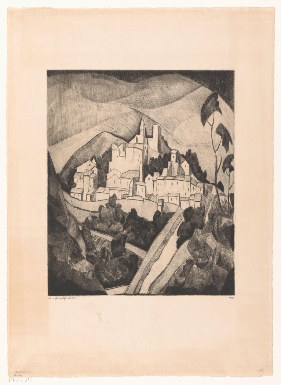 Les Angles I (título original) de Lodewijk Schelfhout (signed by artist)