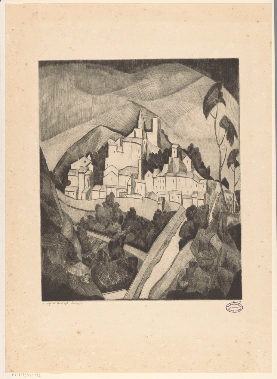 Les Angles I (título original del objeto) de Lodewijk Schelfhout (signed by artist)