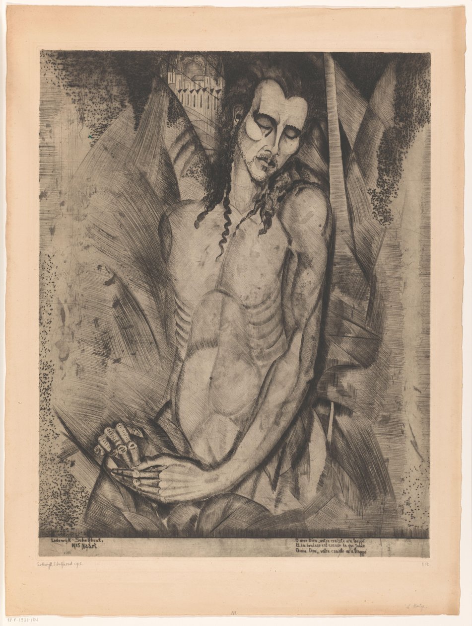 Hombre desnudo con los ojos cerrados
Le Martyr (título original) de Lodewijk Schelfhout (signed by artist)
