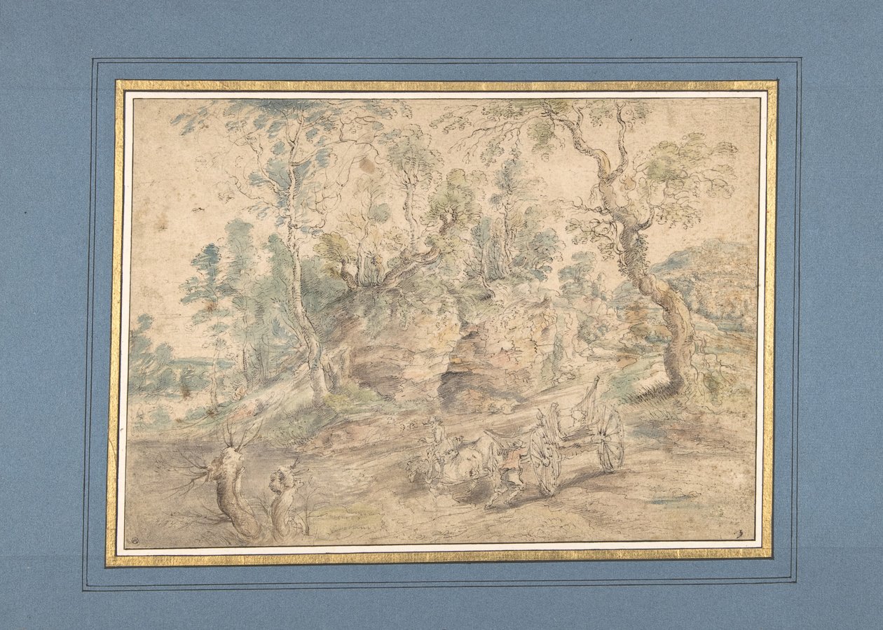 El carretero (después de Peter Paul Rubens), 1620 de Lodewijk de Vadder