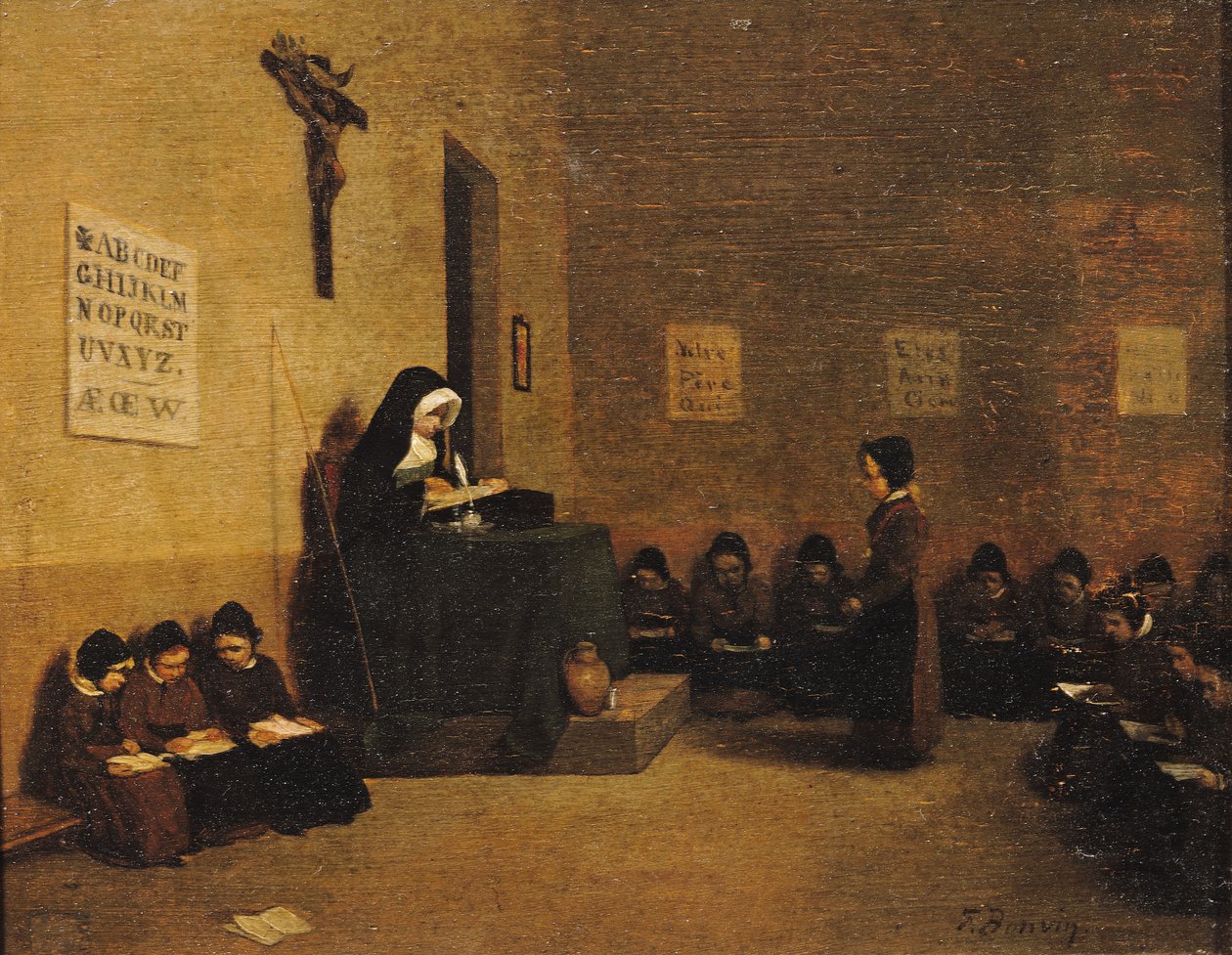 La maestra de escuela de Léon Bonvin