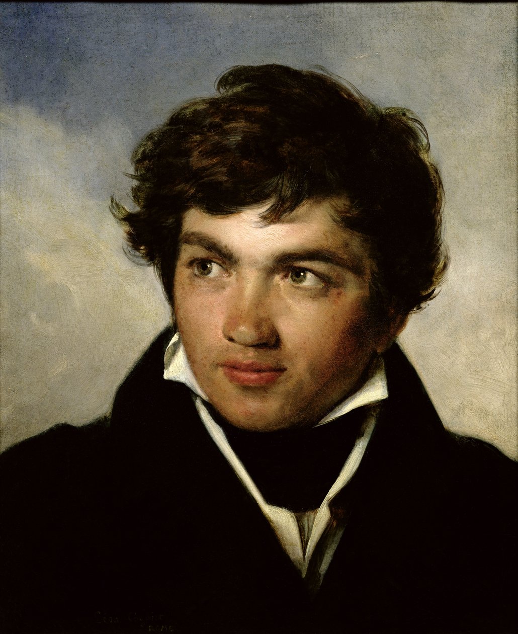 Retrato de Achille-Etna Michallon (1796-1822) c.1818-19 de Léon Cogniet