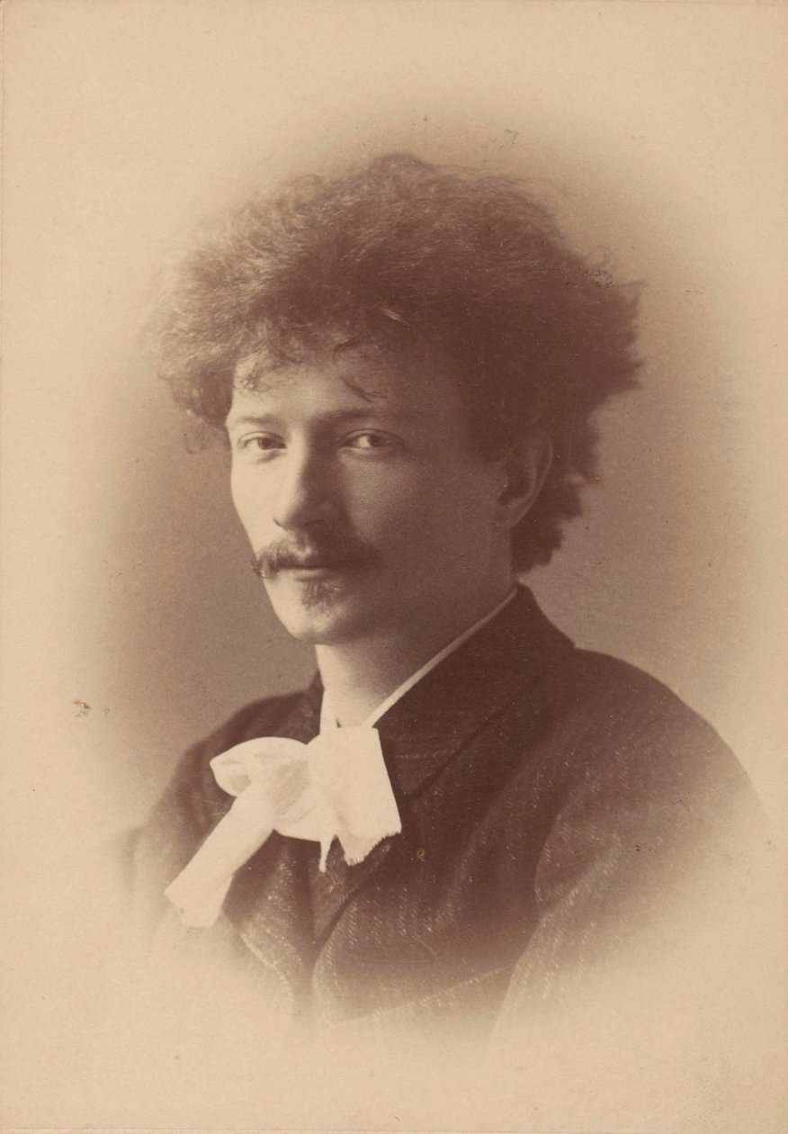 Retrato del compositor Ignacy Jan Paderewski 1860-1941, 1890 de London . Photo studio Elliott and