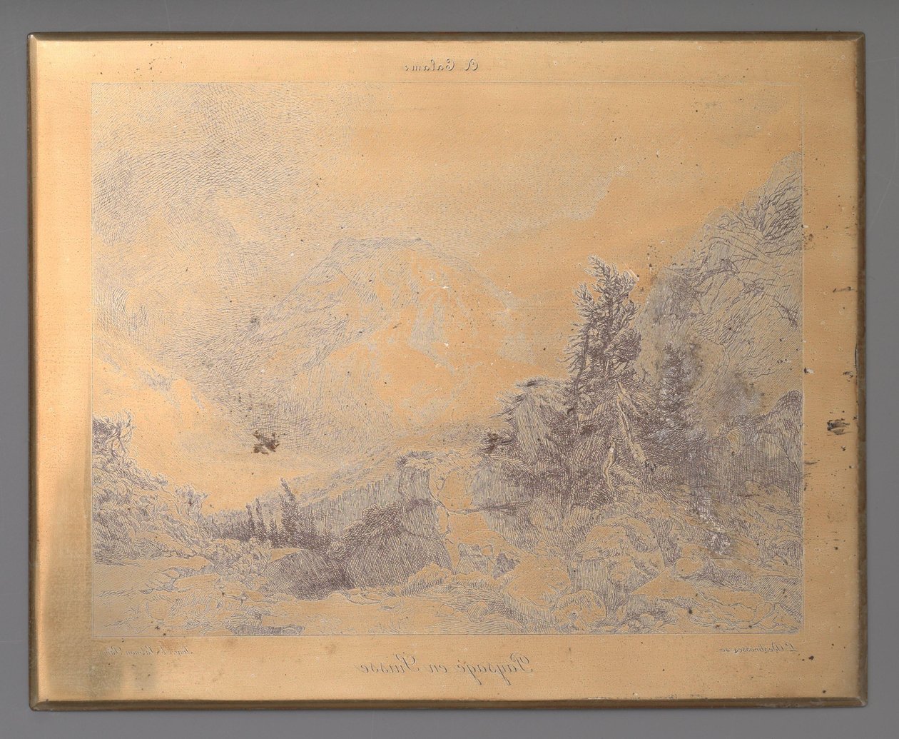 Paisaje en Suiza de Léopold Desbrosses