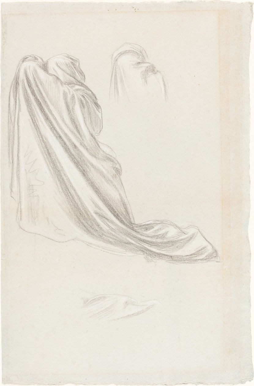 Estudio para "Las vírgenes prudentes y necias" de Lord Leighton Frederic