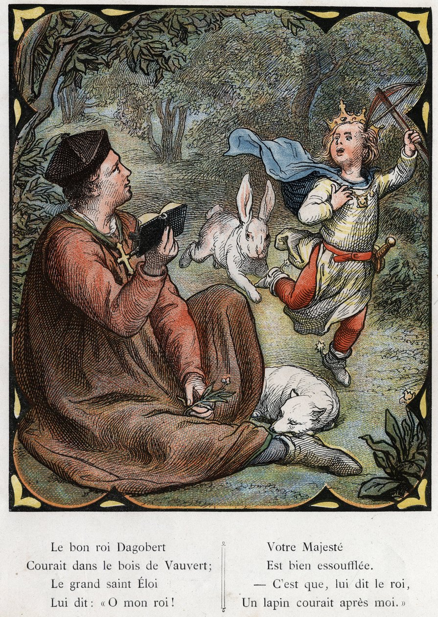 Ilustración de Lorenz Frolich (1820-1908) para la canción popular 