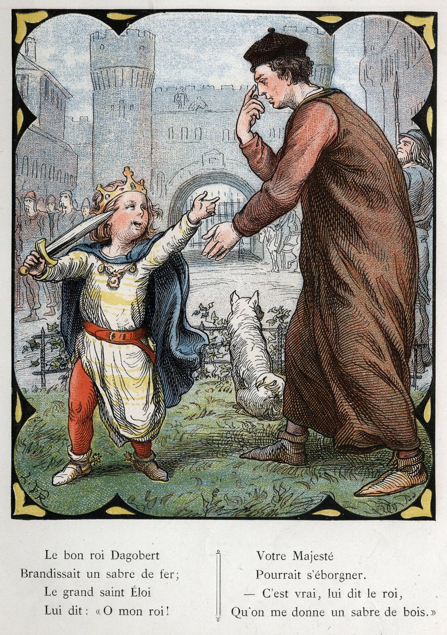 Ilustración de Lorenz Frolich (1820-1908) para la canción popular 