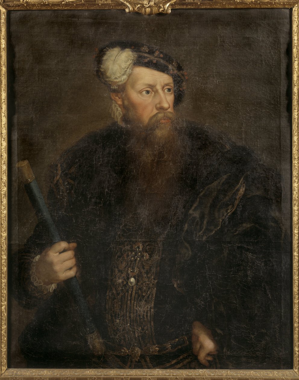 Retrato del Rey Gustavo I de Suecia (1496-1560) de Lorens the Younger Pasch