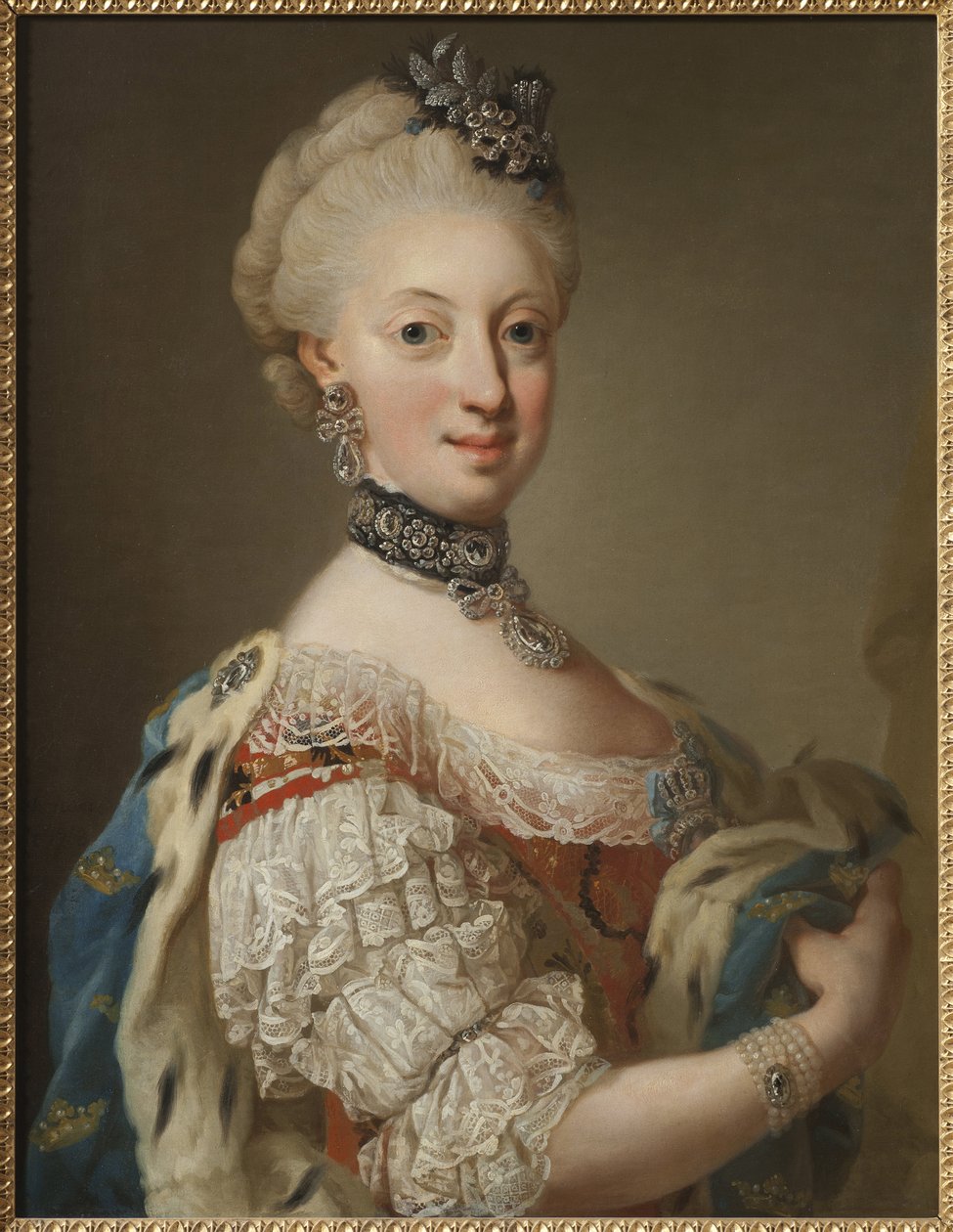 Sofía Magdalena de Dinamarca, reina de Suecia (1746-1813) de Lorens the Younger Pasch