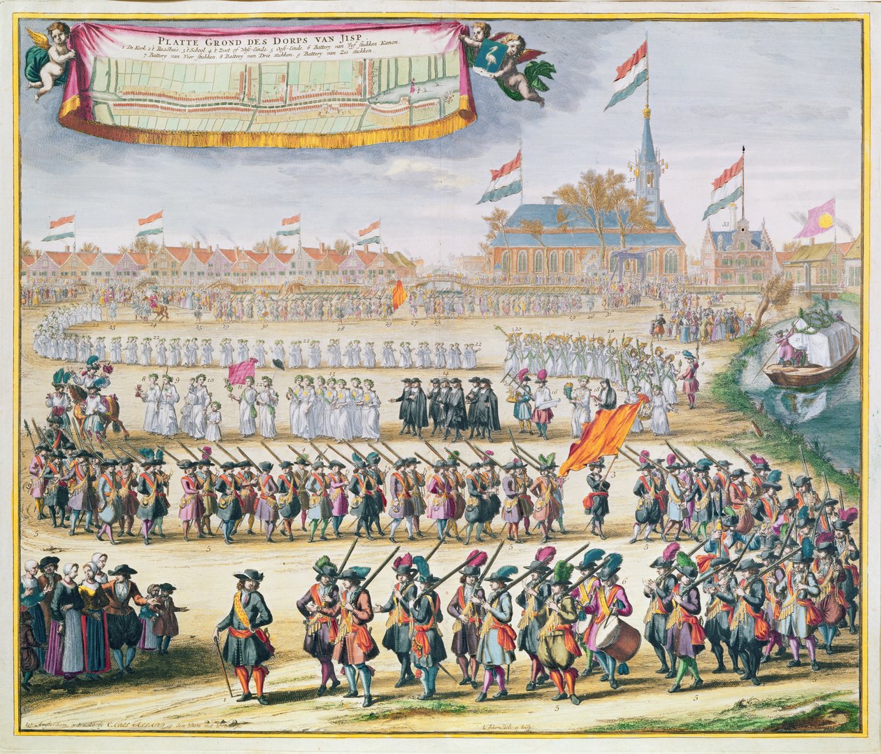 Conmemoración de la Paz de Rijswijk, 1697 de Lorenz Scherm