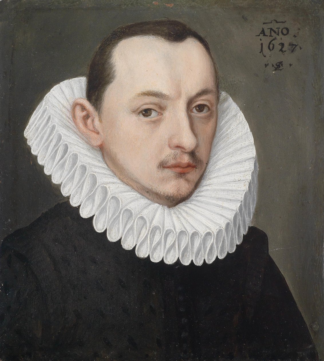 Retrato de un caballero con gorguera de Lorenz Strauch