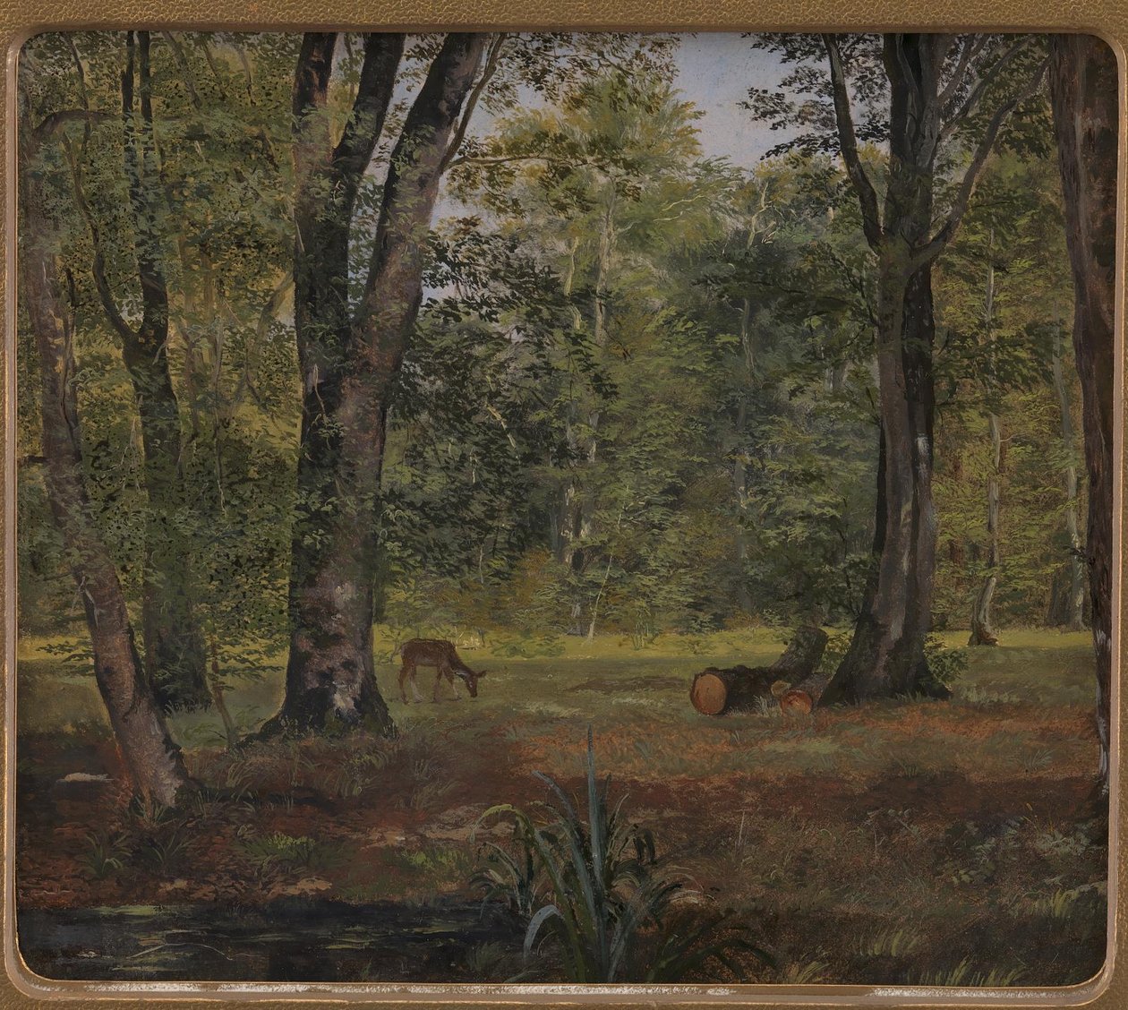 Bosque de Charlottenlund, al norte de Copenhague de Lorenz Frølich