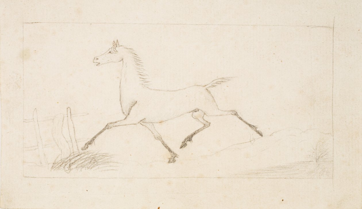 Un caballo al trote de Lorenz Frølich