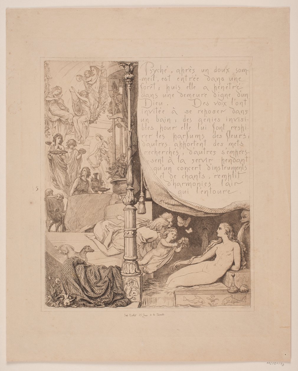 Ilustración n.º 5 para "L`Amour et Psyché" de Lorenz Frølich