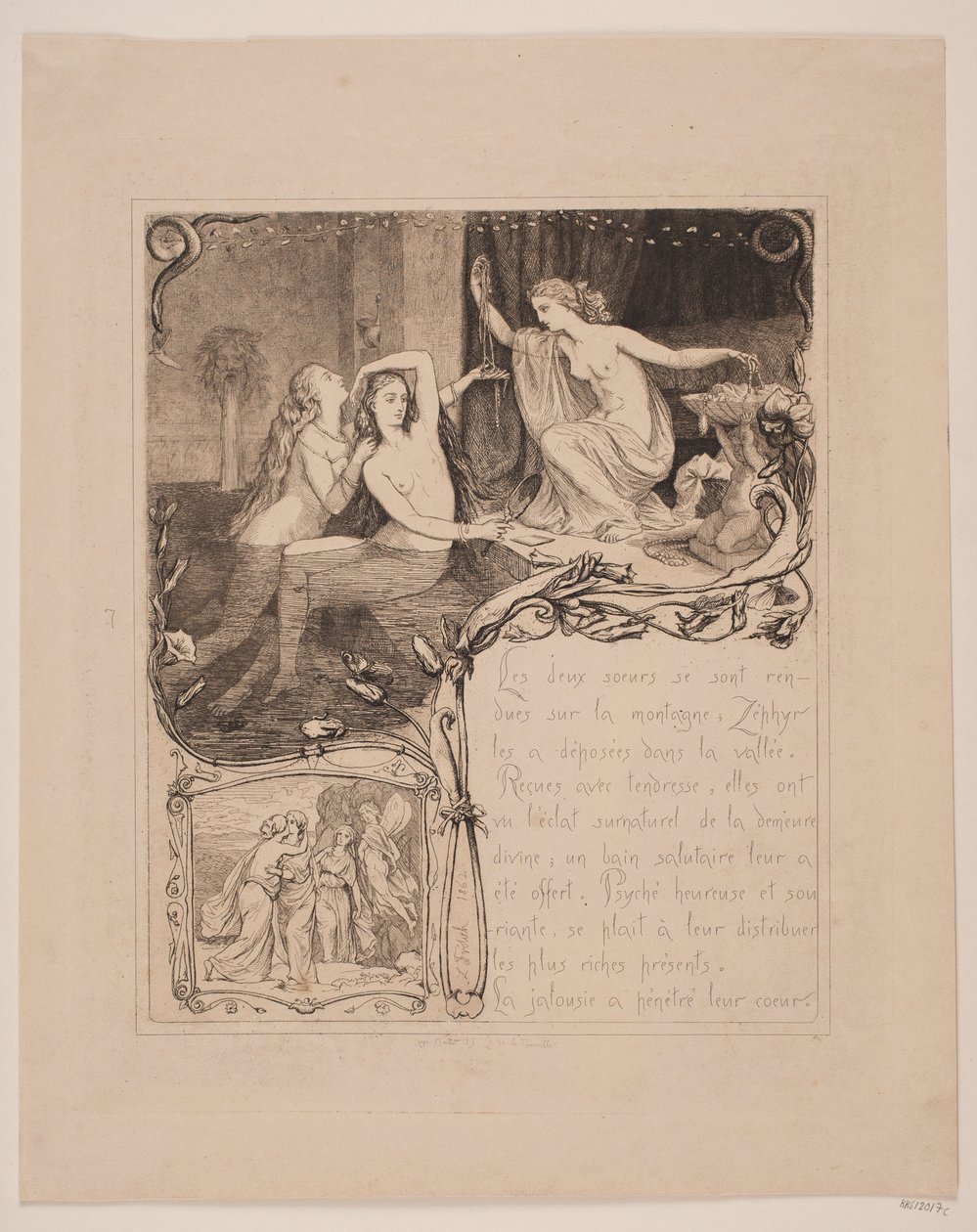 Ilustración n.º 7 para "L`Amour et Psyché" de Lorenz Frølich