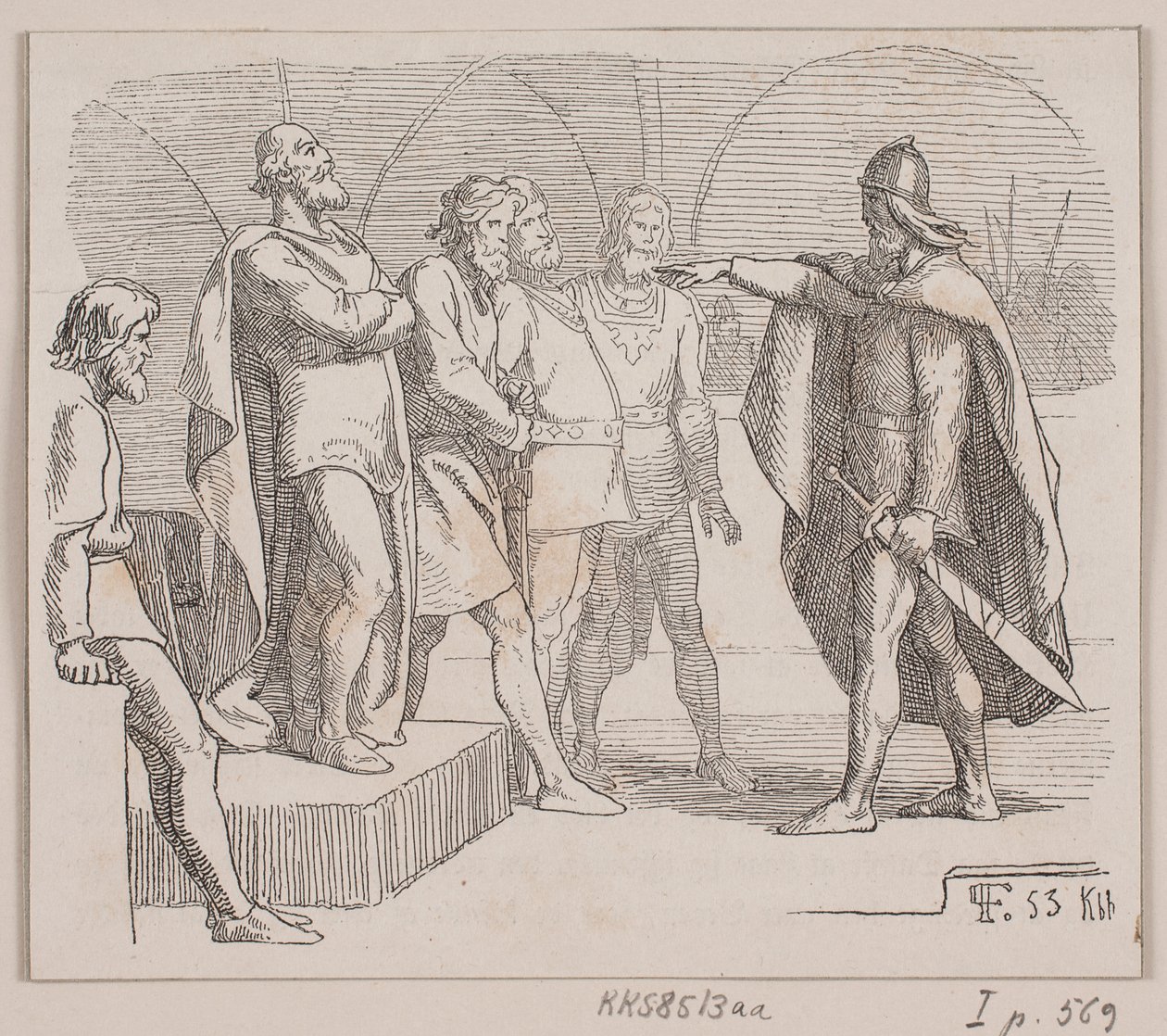 Ilustración para "Mellemriget y el estado de disolución" de Lorenz Frølich