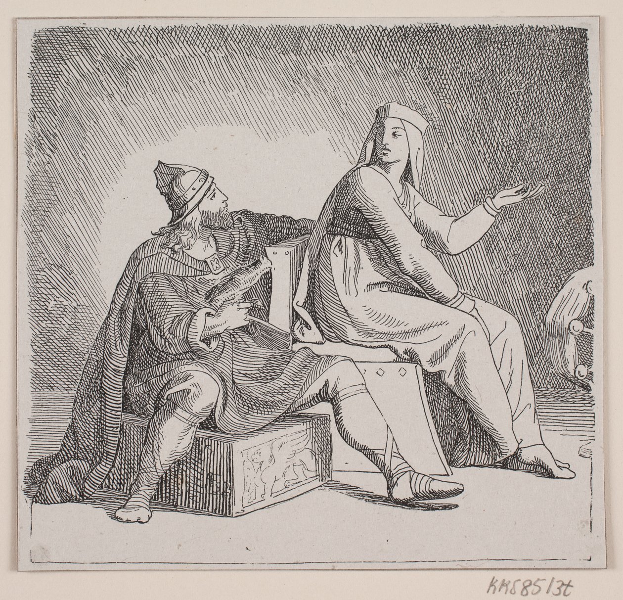 Ilustración de "La expedición de Svend Tveskæg a Inglaterra y la batalla de Svold" de Lorenz Frølich