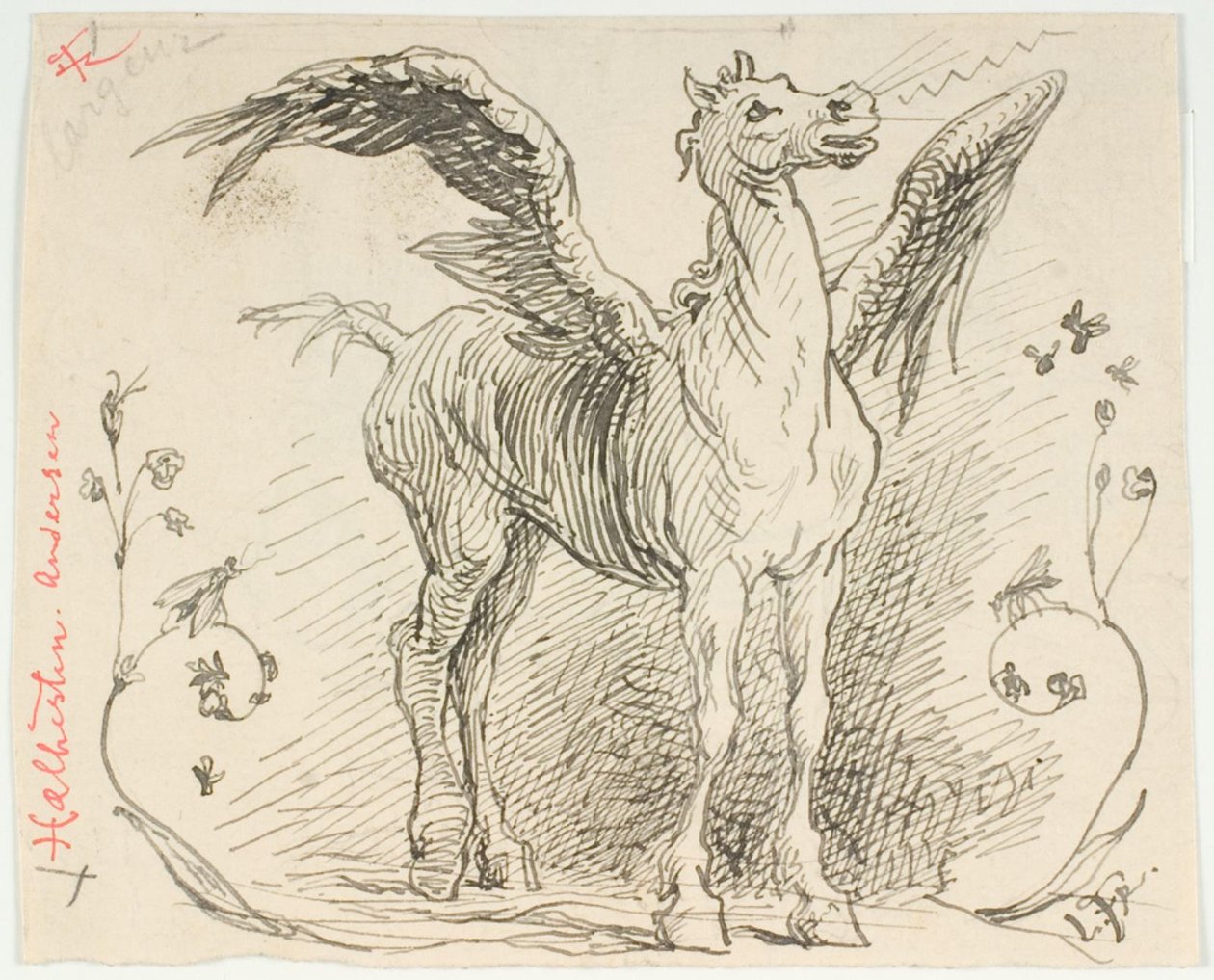Boceto para Helhesten de Lorenz Frølich
