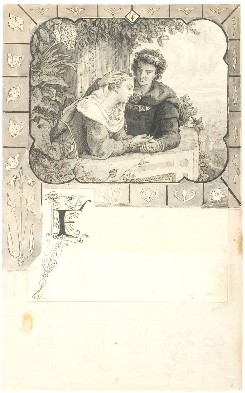 Joven pareja enamorada de Lorenz Frølich