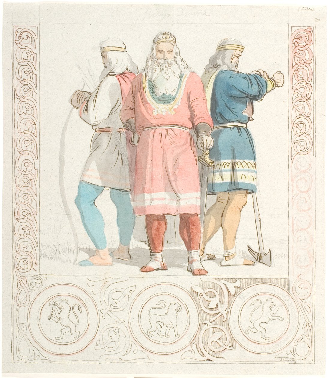 Örvarodd, Holger Danske, Stærkodder de Lorenz Frølich