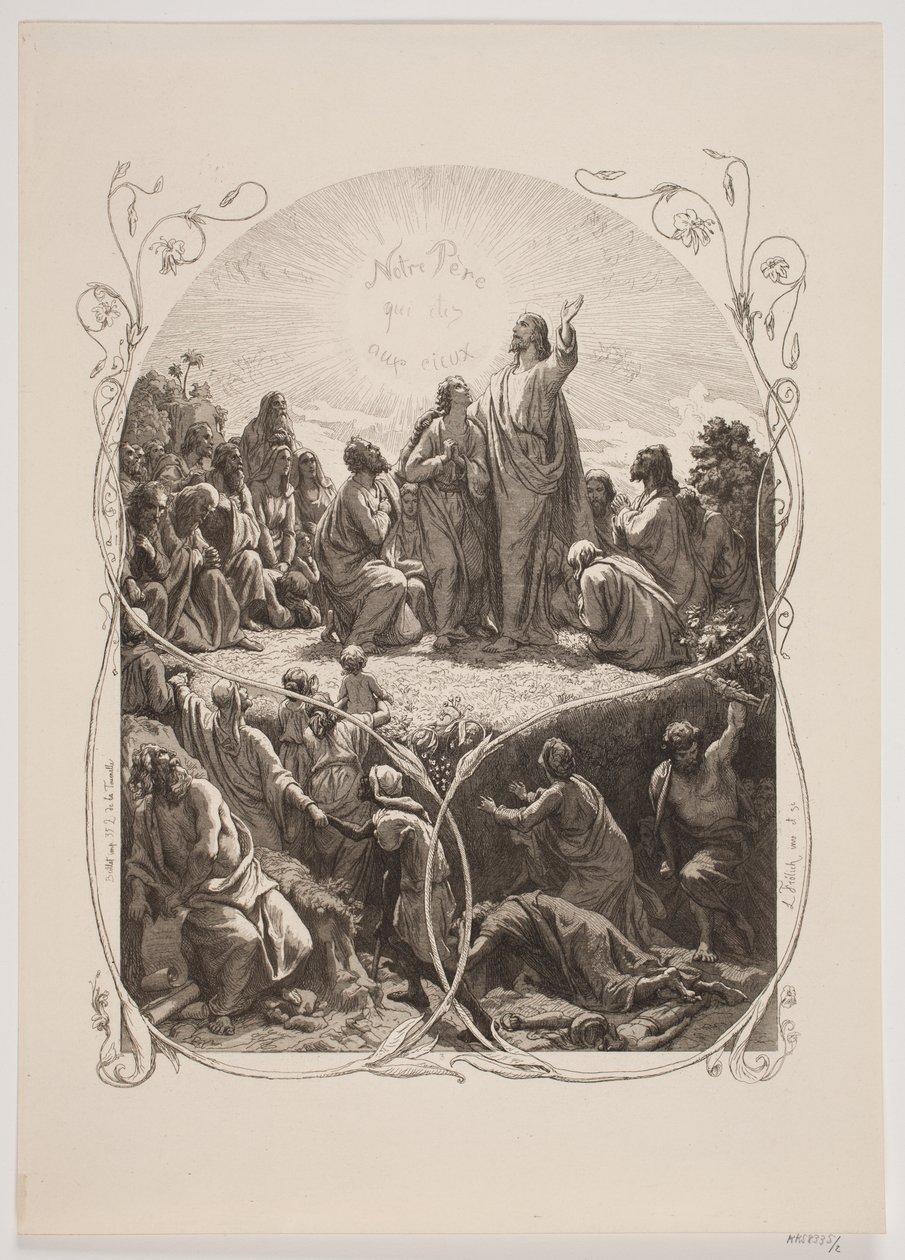 Ilustración para «La oración dominical» de Lorenz Frølich