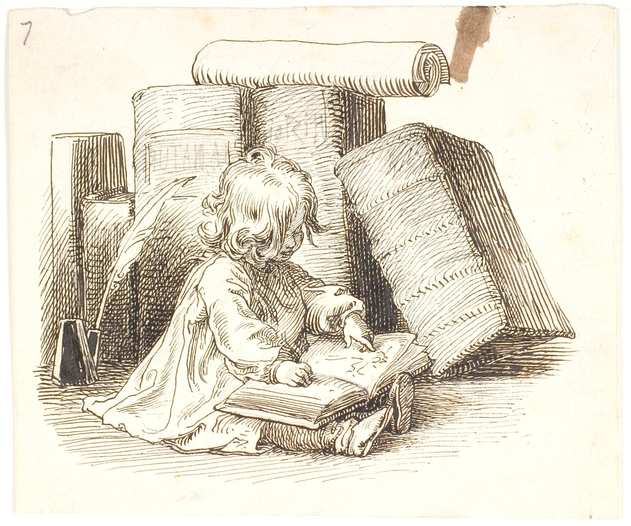 Lili leyendo de Lorenz Frølich
