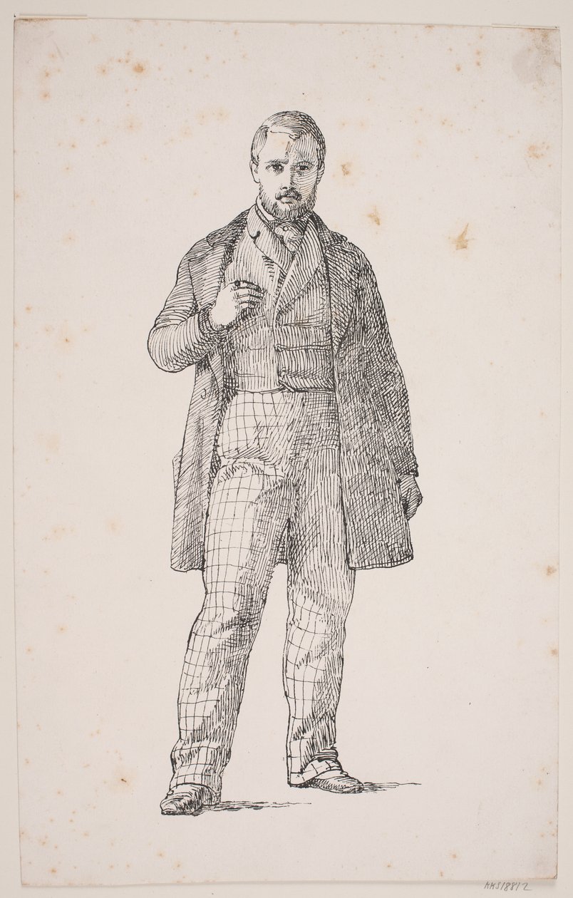 Autorretrato de L. Frølich de Lorenz Frølich