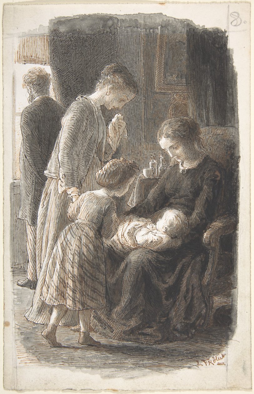 La joven familia de Lorenz Frølich