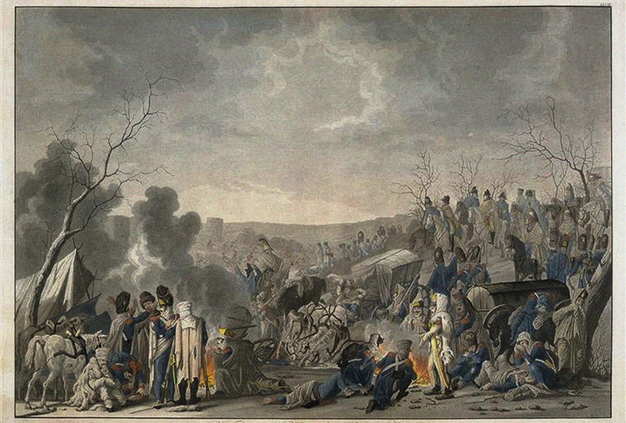 Retirada de la Grande Armée de Moscú en 1812 de Lorenz Rugendas