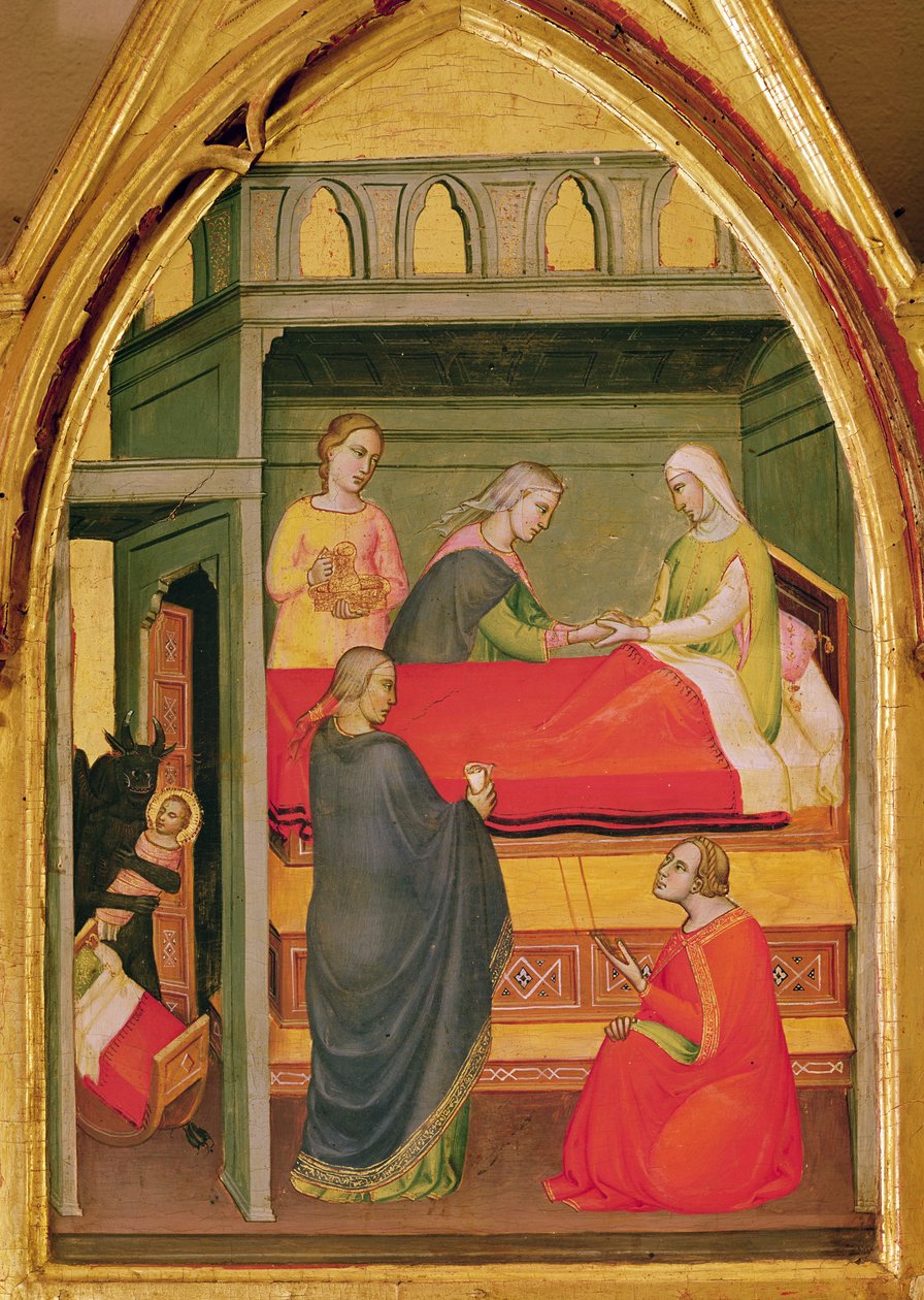 El nacimiento de San Bartolomé de Lorenzo di Niccolò