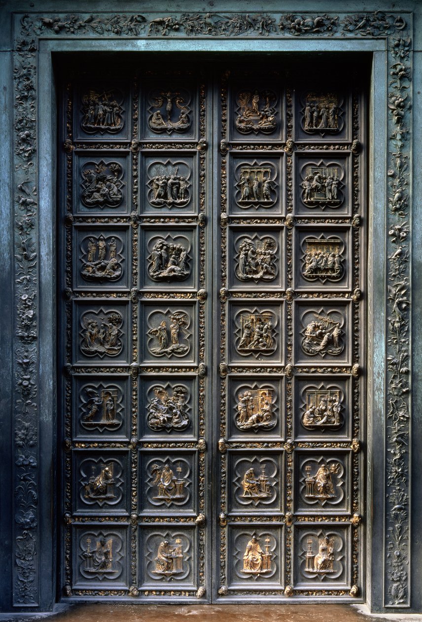 Puertas Norte del Baptisterio de San Giovanni, 1403-24 de Lorenzo Ghiberti