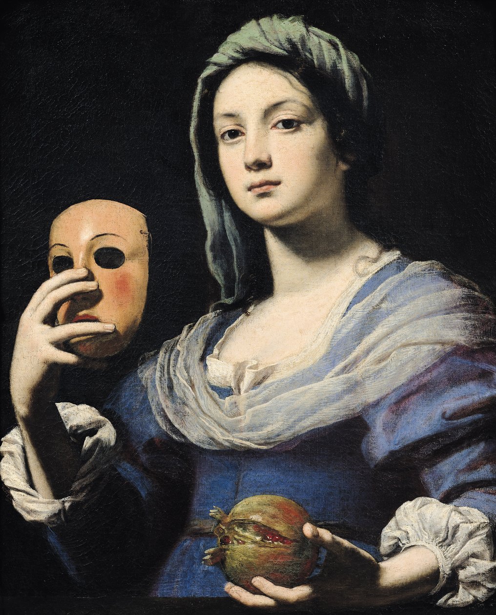 Mujer con máscara de Lorenzo Lippi