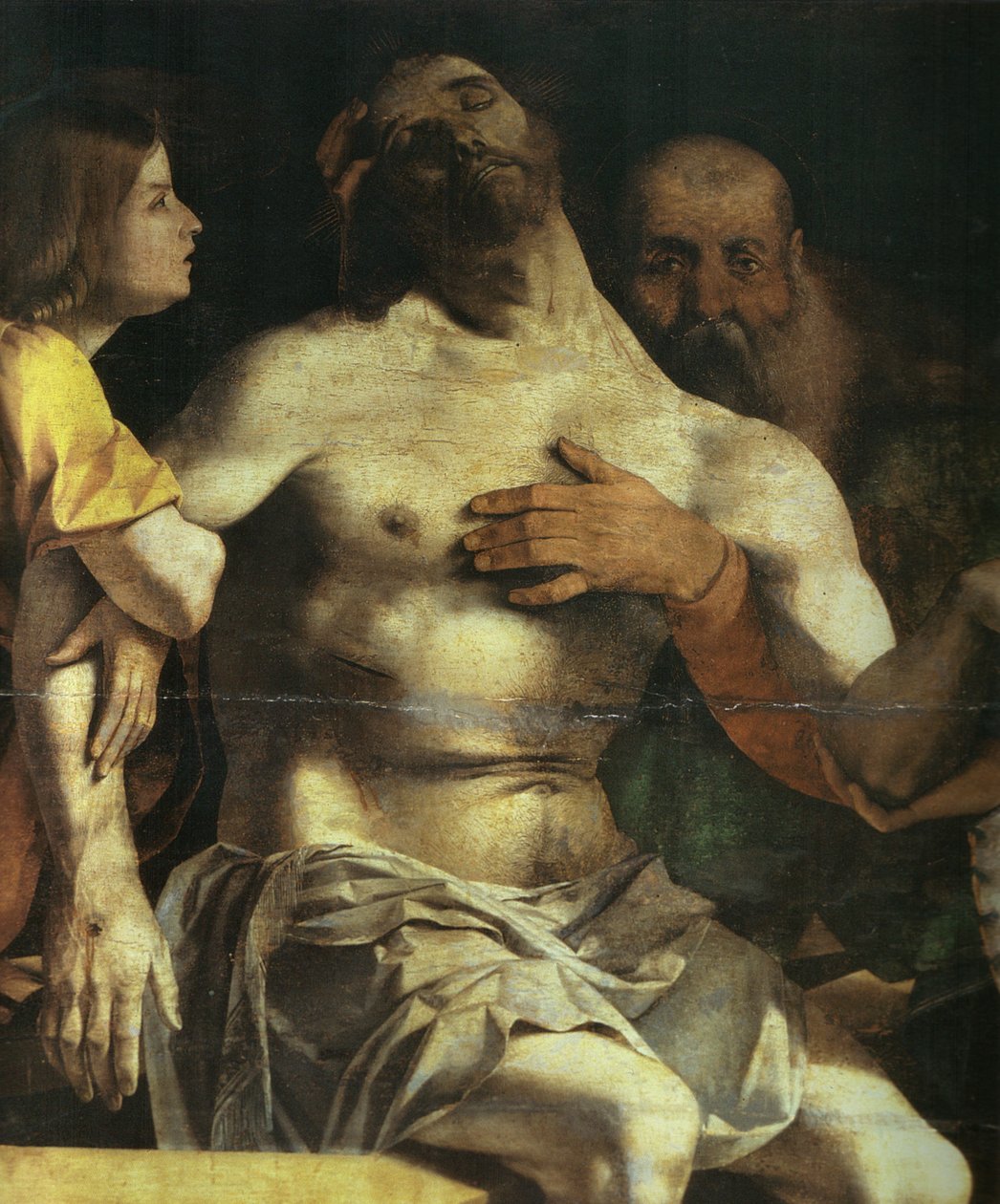 Coronación del panel principal de Lorenzo Lotto