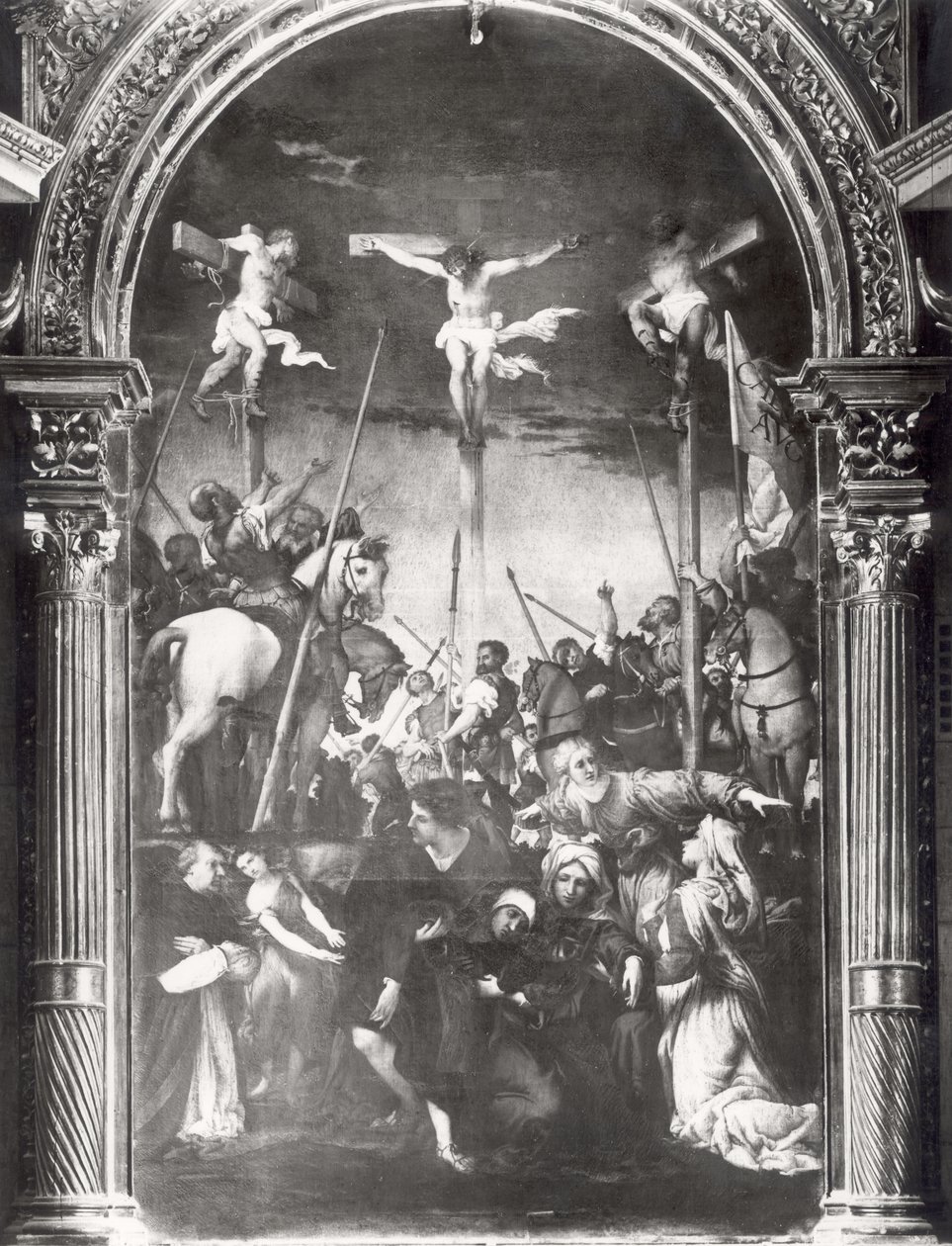 La crucifixión de Lorenzo Lotto