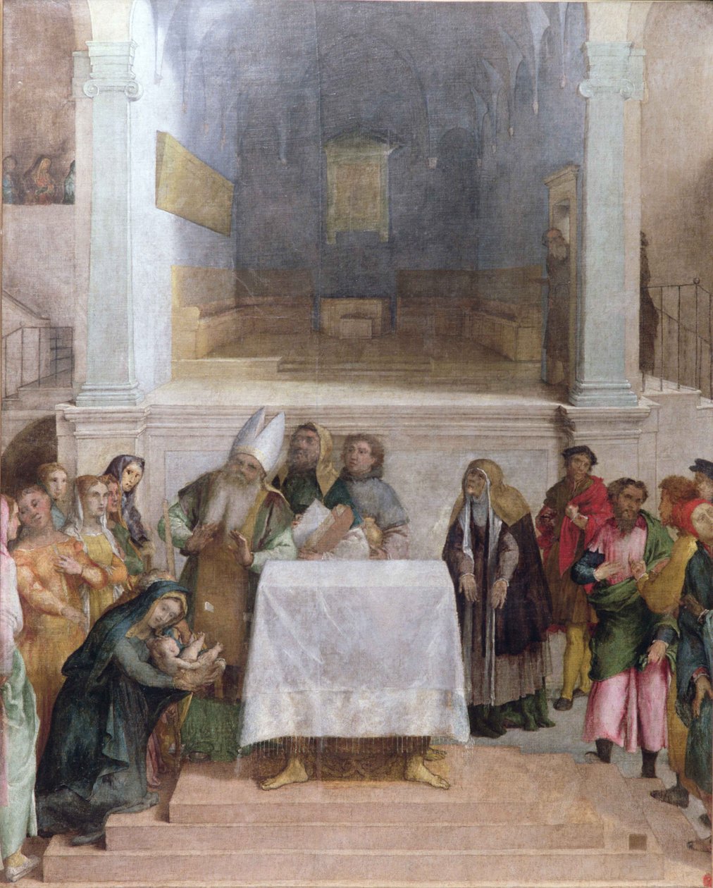 La presentación de Cristo en el templo, c.1556 de Lorenzo Lotto