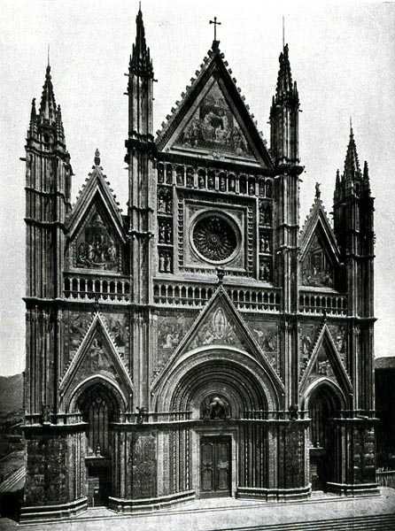Fachada del Duomo, diseñada por Lorenzo Maitani (antes de 1275-1330) de Lorenzo Maitani