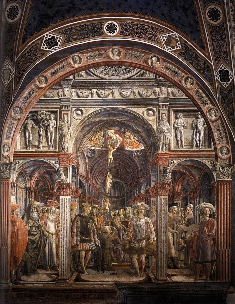 La fundación del Spedale di Santa Maria della Scala de Lorenzo di Pietro Vecchietta