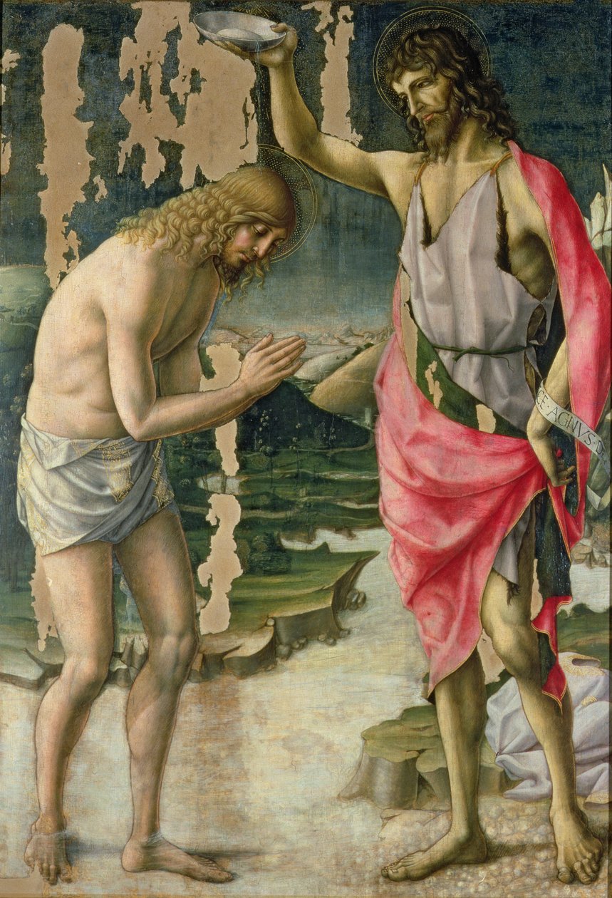 El bautismo de Cristo de Lorenzo d Alessandro da Severino II