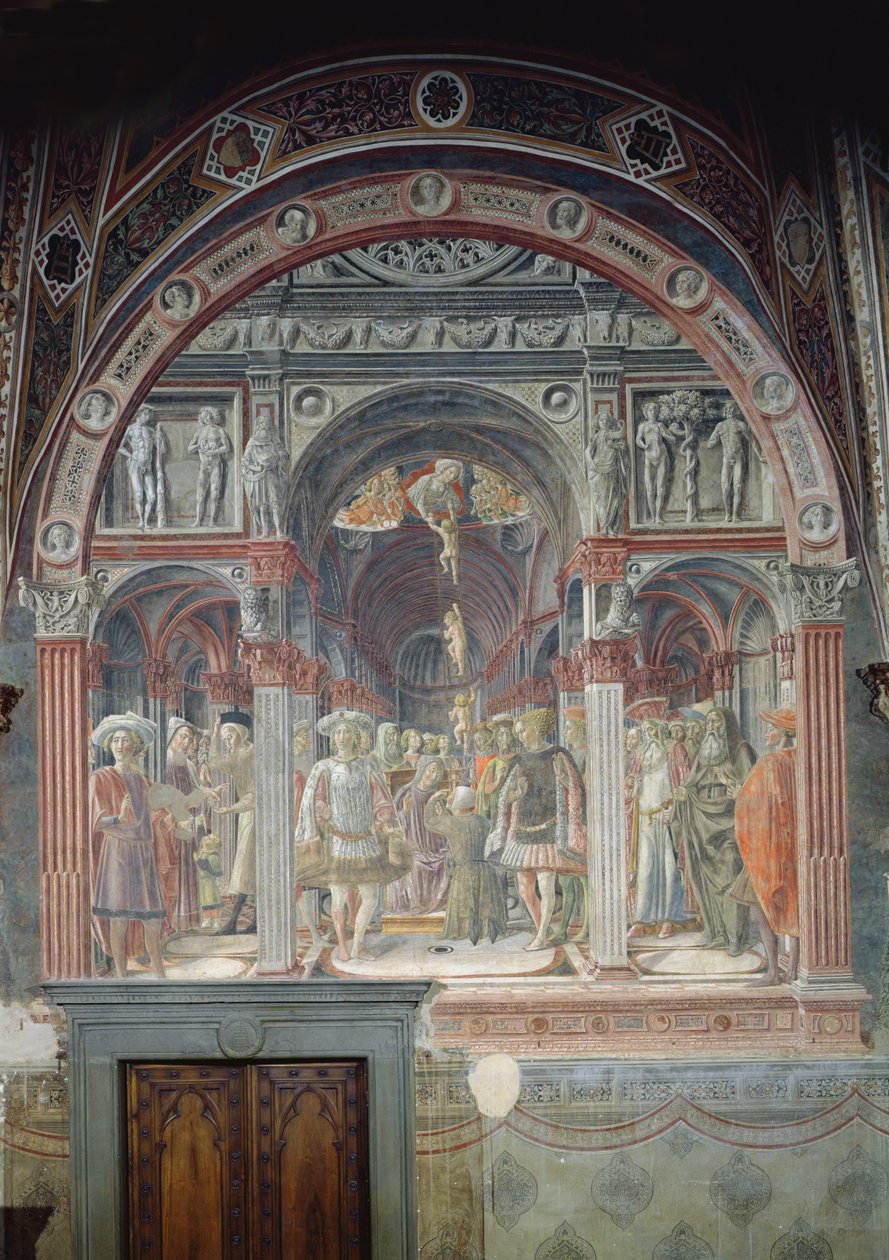La escalera al cielo, 1441 de Lorenzo di Pietro Vecchietta